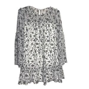 Kensie Black and‎ White Patterned Dress